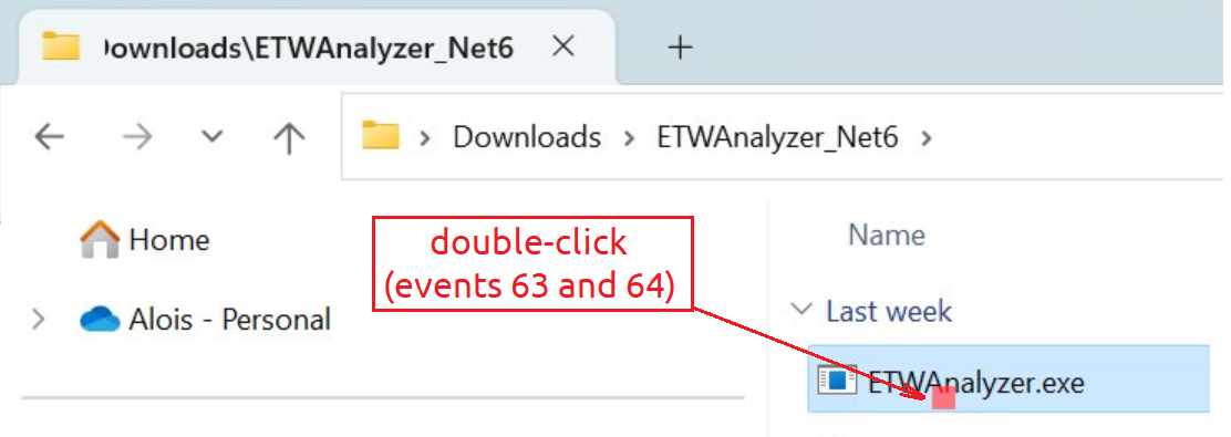 A mouse click screenshot captured with ETWController.